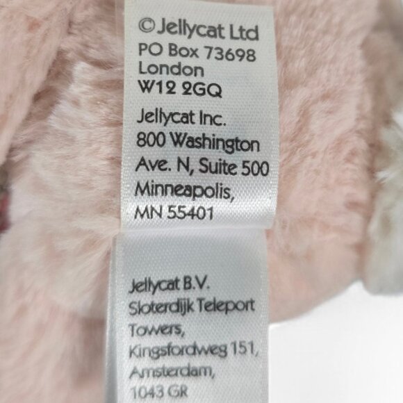 Jellycat Blossom Bashful Bunny Plush Small Pink Floral Ears Stuffed Animal - Picture 11 of 16
